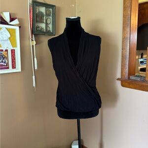 Timing Black Women's Wrap Blouse